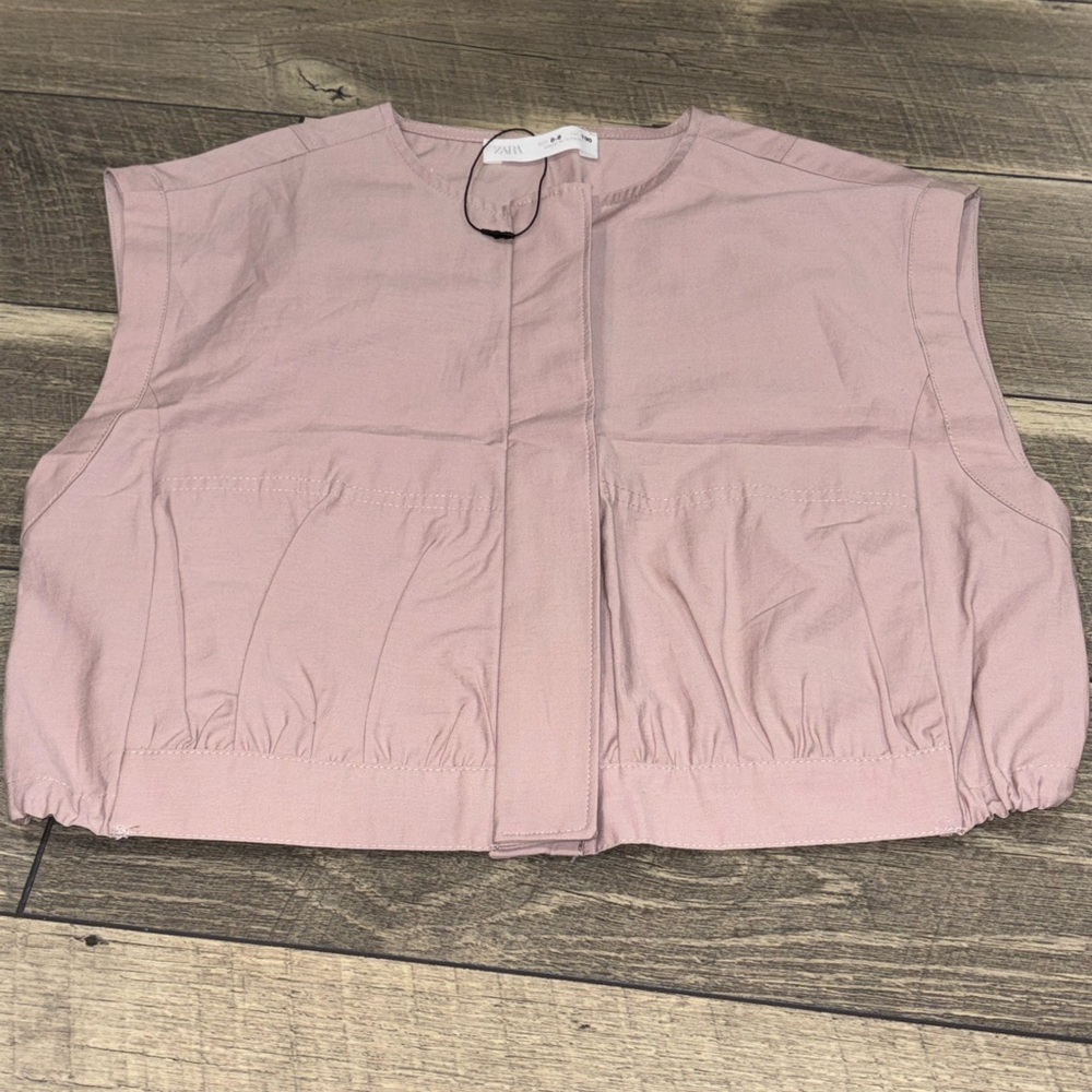 New Zara Pink Light Weight Sleeveless Top Size 8